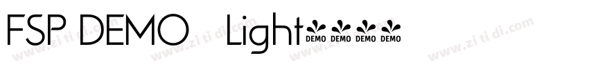 FSP DEMO   Light字体转换